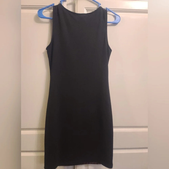 Soprano Black Red Sleeveless Bodycon dress - Picture 3 of 5